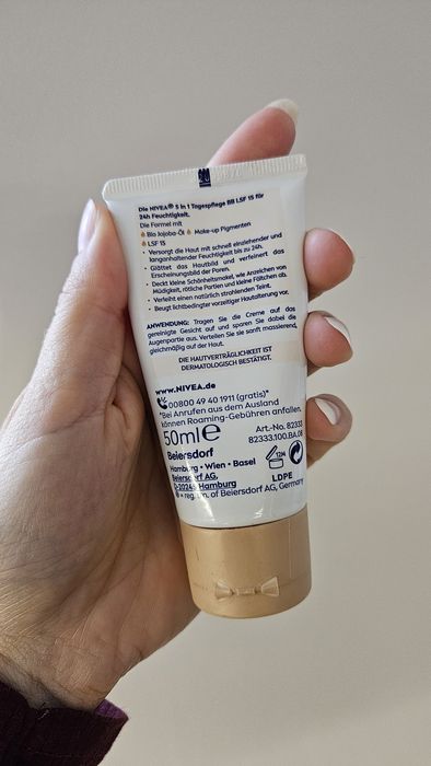 Bb krem nivea spf 15 na wiosne lato połowa