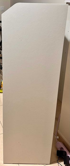 HAUGA Movel-Vitrina, branco, 105x116 cm