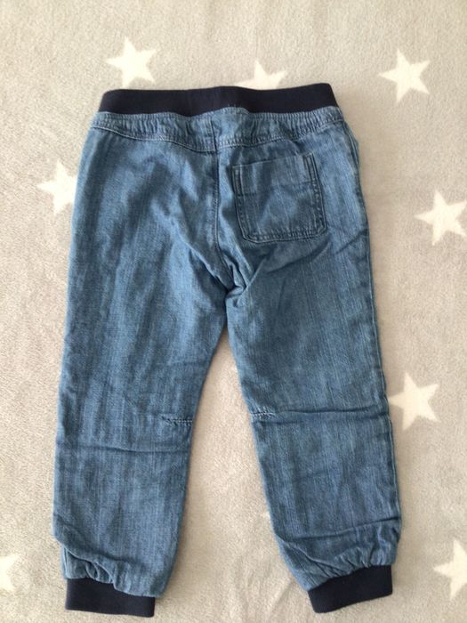 Calças/Joggers em ganga forradas, 2Anos