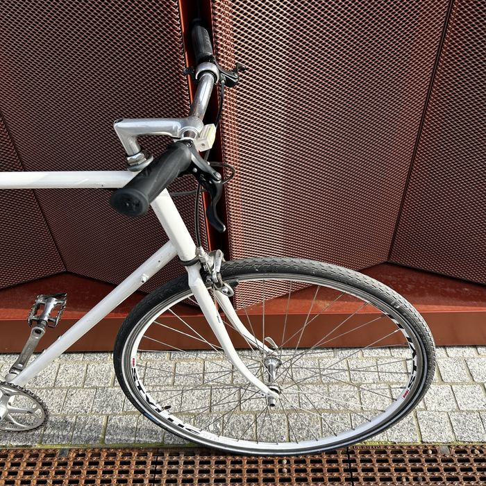 Rower Single Speed | Rama Peugeot | Ciepła Biel | Unikat