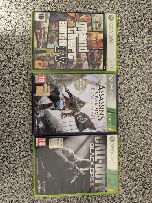 Grand theft auto 4/Assassin's Creed 4/Call of duty black ops 2 Xbox360