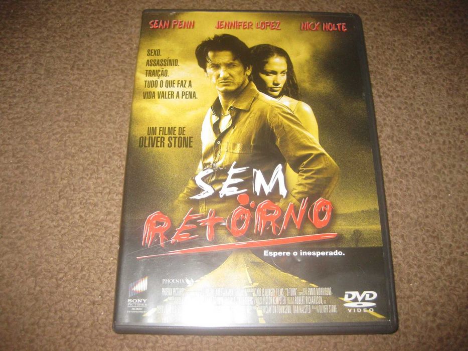 DVD "Sem Retorno" com Sean Penn/Raro!