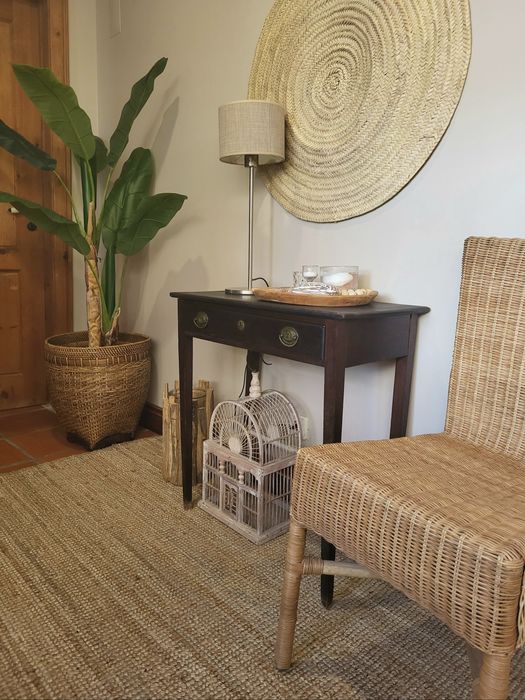 mesa, consola, secretaria, vintage, retro, rustico