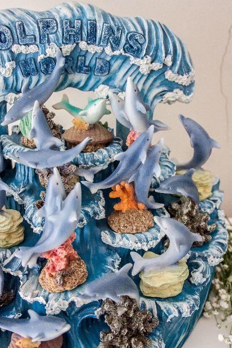 estante/Peça de decoração de Golfinhos / Dolphins World