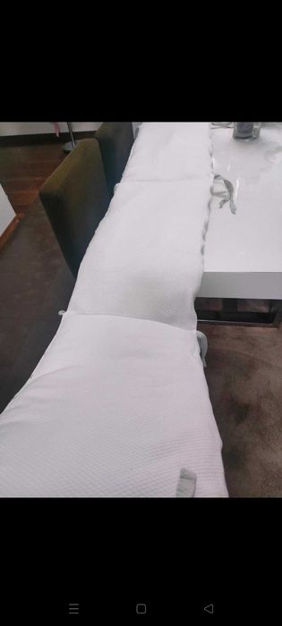 Conjunto Edredom, protetor grades e almofada berço