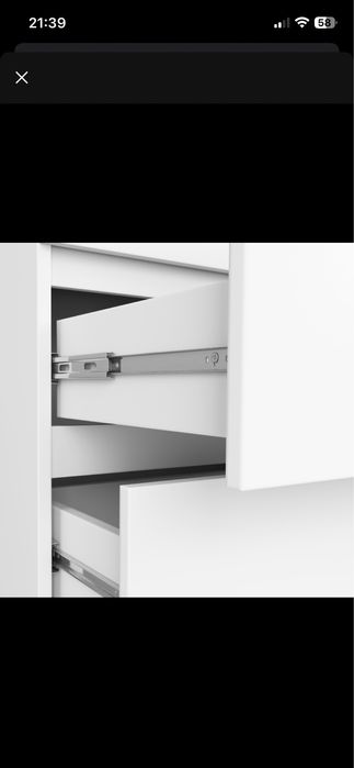 Szafa dwudrzwiowa z szufladami i półkami