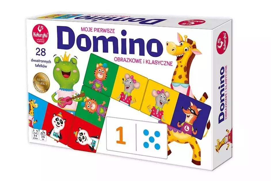 Domino obrazkowe i klasyczne. Kukuryku. Nowy Produkt