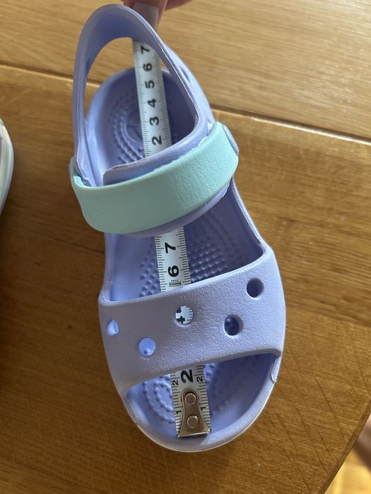 Crocs C8 niebieskie sandały