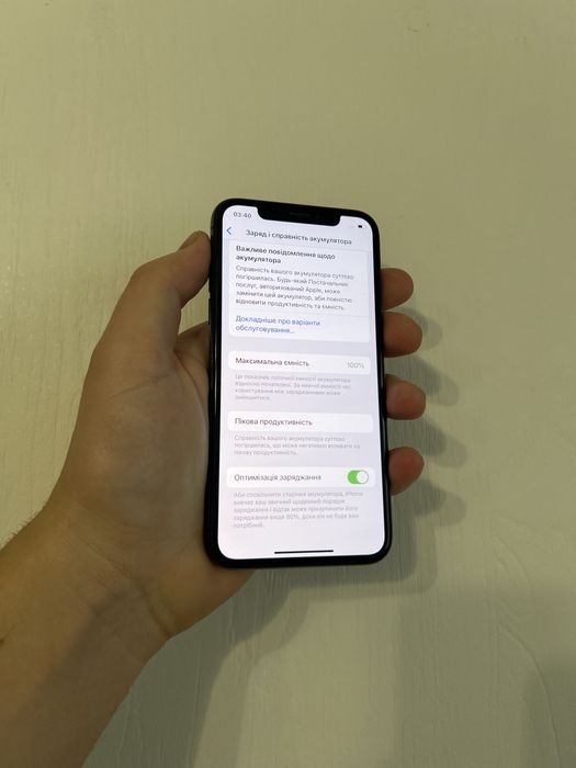 iPhone X 64Gb 100% батарея Айфон Х Мобільний телефон