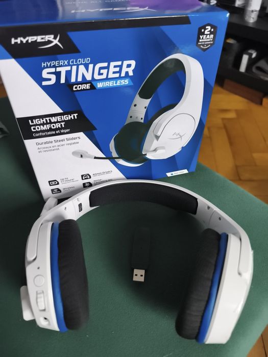 Hyperx cloud stinger core ps5/pc gwarancja 1.5roku