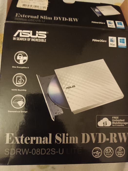 Leitor de dvds externo Asus!