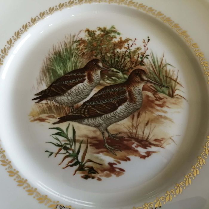 Serviço de porcelana francesa de 14 peças