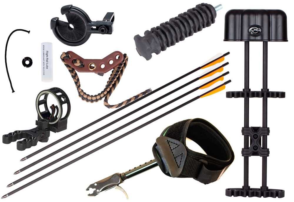 Арбалет и стрелы, запчасти ManKung (Тайвань)