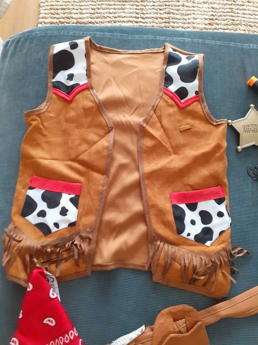 Carnaval disfarce de Cowboy/Cowgirl para menino/a a partir dos 4 anos