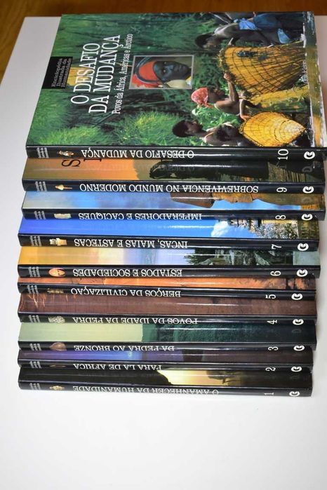 Enciclopédia Ilustrada da Humanidade (10 volumes) - Círculo Leitores