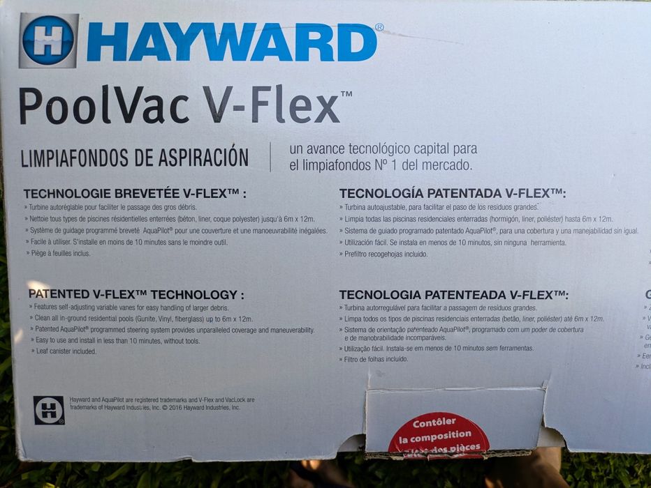 Aspirador piscina Hayward PoolVac V‑Flex