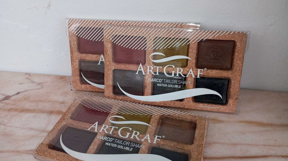 Conjunto de Grafite Aguarelável ArtGraf - Lápis de Alfaiate