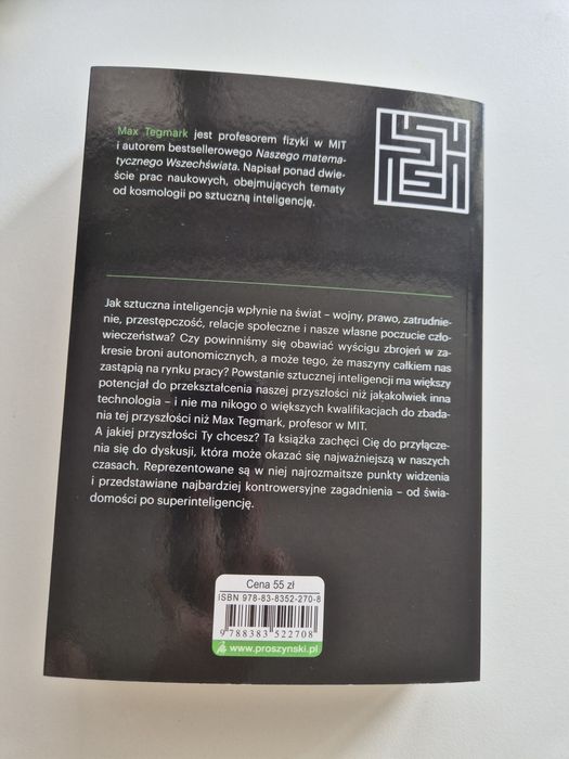 "Życie 3.0  Człowiek w erze sztucznej inteligencji" Max Tegmark