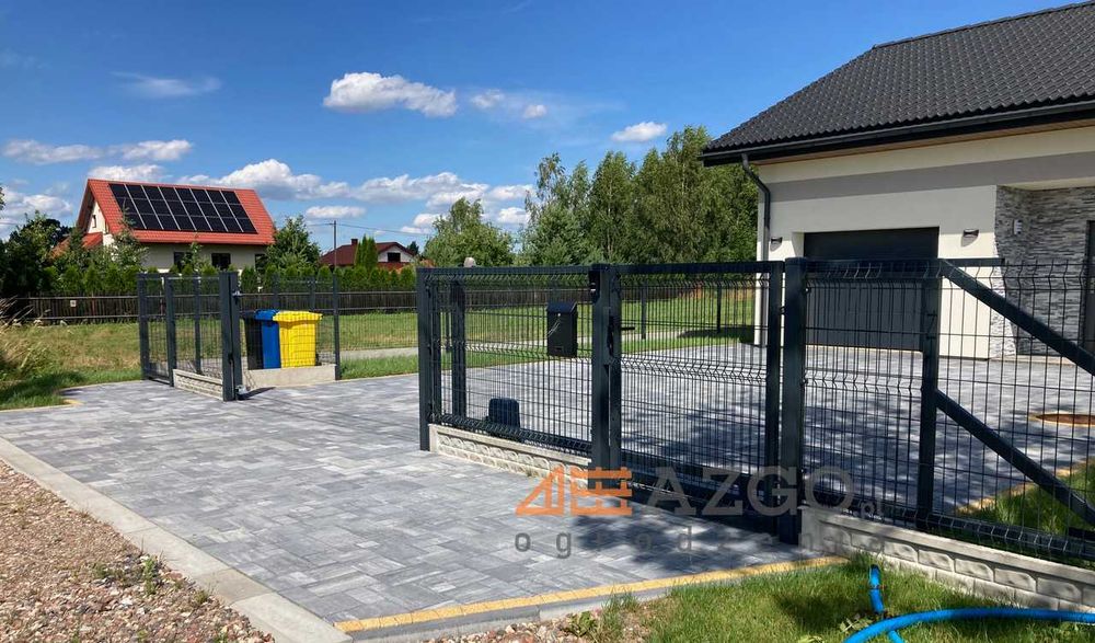 Ogrodzenie Panelowe 3D Kompletne 4mm + betony + słupki