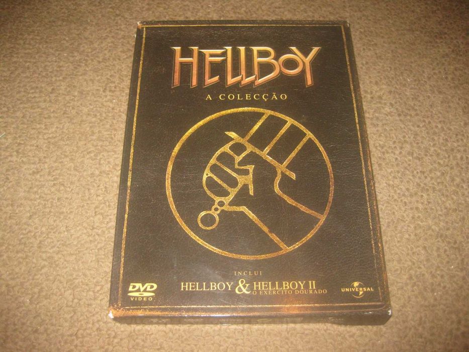 Colecção em DVD "Hellboy" Edição Especial Digipack com Box Arquivadora