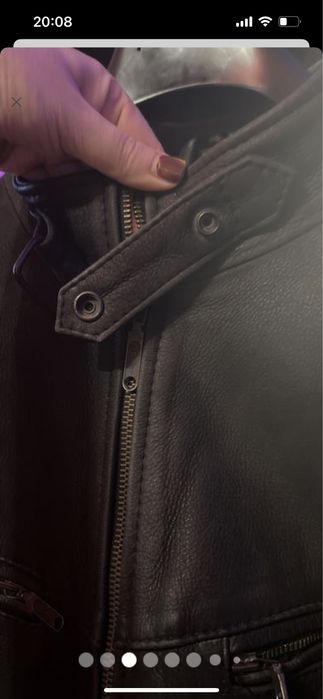 кожана чоловіча куртка