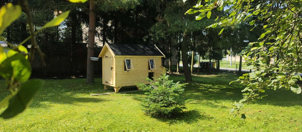 Kurnik dla kur duży, ocieplony