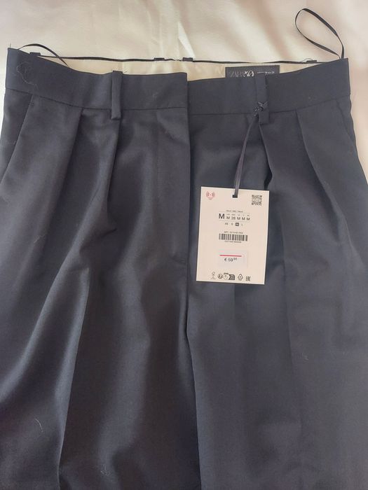 Zara  брюки премиальной коллекции шерстяные