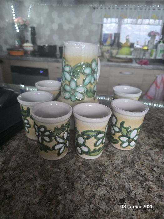 Zestaw ceramiczny świetny  ceramiczny