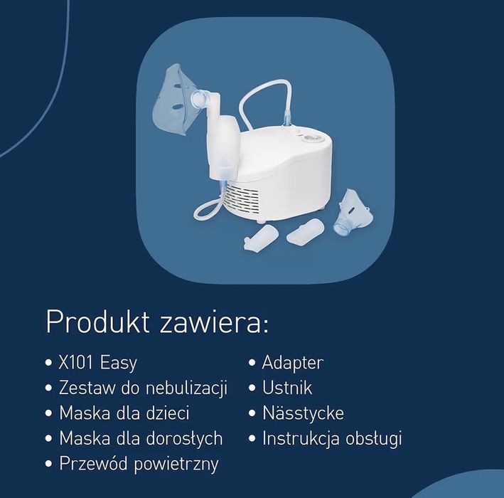 OMRON X101 Inhalator dla Dorosłych i Dzieci