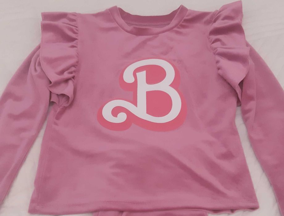 Dres welurowy Barbie r.140
