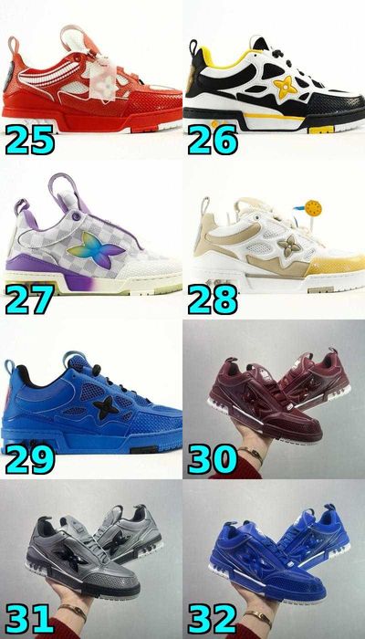 ВСІ КОЛЬОРИ‼️ Кросівки Louis Vuitton Trainer, Skate, swarowski / 36-46
