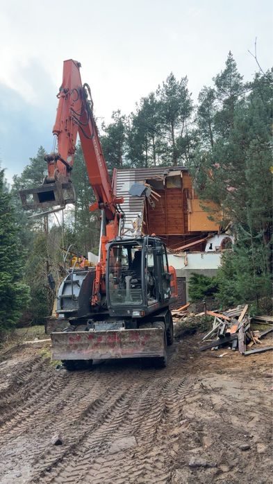Wyburzenia i rozbiórki wywóz gruzu ziemi utwardzanie dróg prace ziemne
