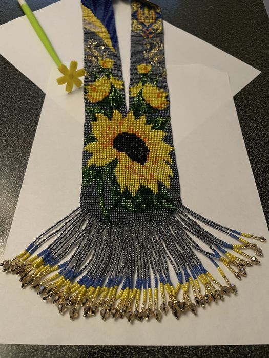 Гердан подсолнухи