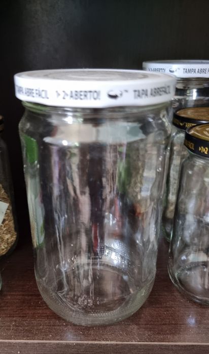 10 Frascos grandes de vidro para conserva ou artesanato velas ou jarras