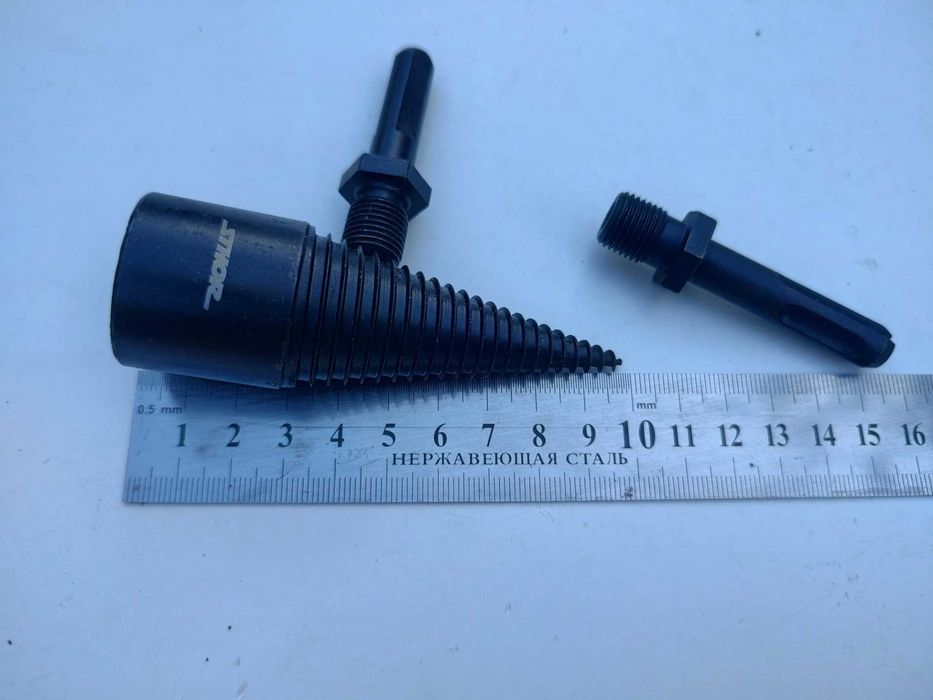 Резьбовой конусный дровокол морковка 31.5мм