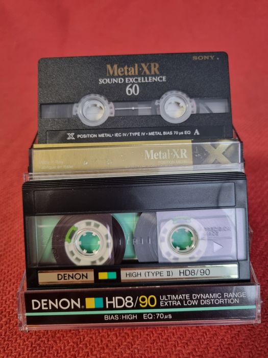 Kasety SONY metal denon chrom