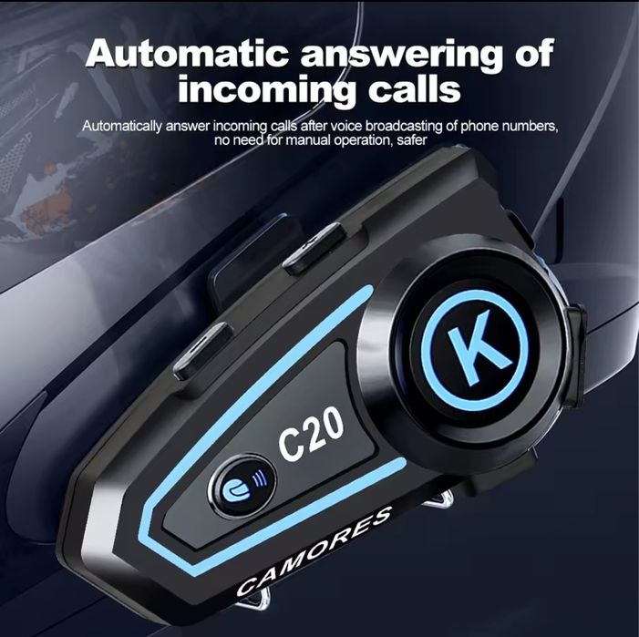 Fones capacete moto novos