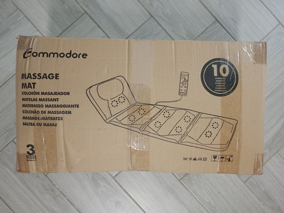 Commodore składana, elektryczna mata do masażu