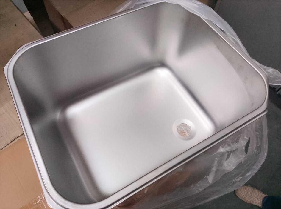 Мийка для вварювання в стільницю 500*400*300мм, нержавіюча.