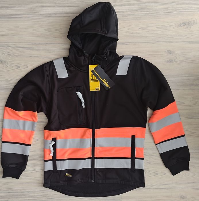 M 8038 Snickers Hi-Vis  bluza robocza odblaskowa z kapturem serwis