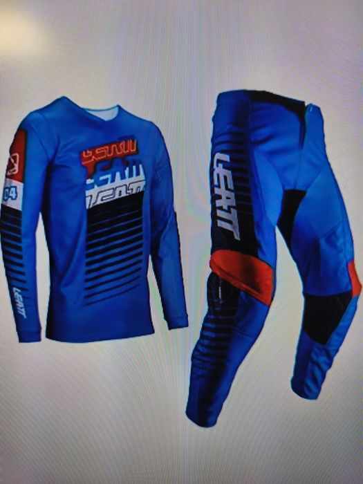 Komplet, strój, Cross, Enduro, LEATT 3.5 BLUE YAMAHA ROYAL XXL/US40