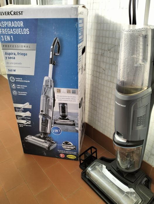 Aspirador 3 em 1: aspira, lava e seca