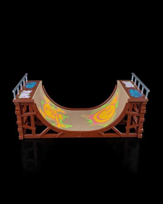Half-Pipe - mini Parque skate de dedos | impressão 3D Bus