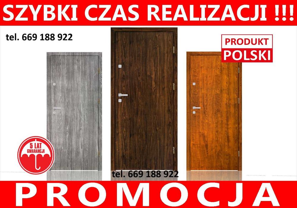 DRZWI DO BLOKU zewnętrzne, wejściowe z montażem