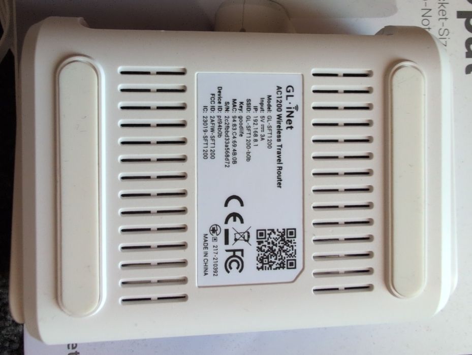 Гігабітний роутер Gl-Inet Opal (GL-SFT1200)