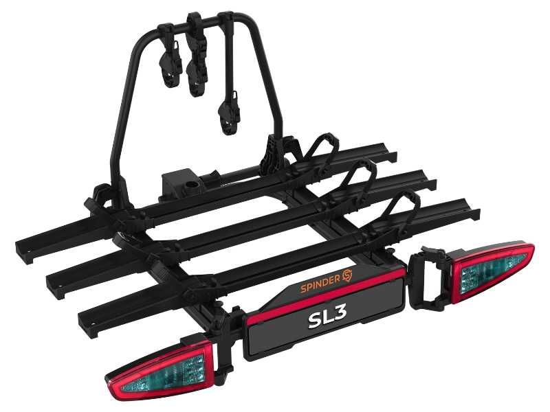 Spinder SL3 Led bagażnik rowerowy na hak wysuwany i składany