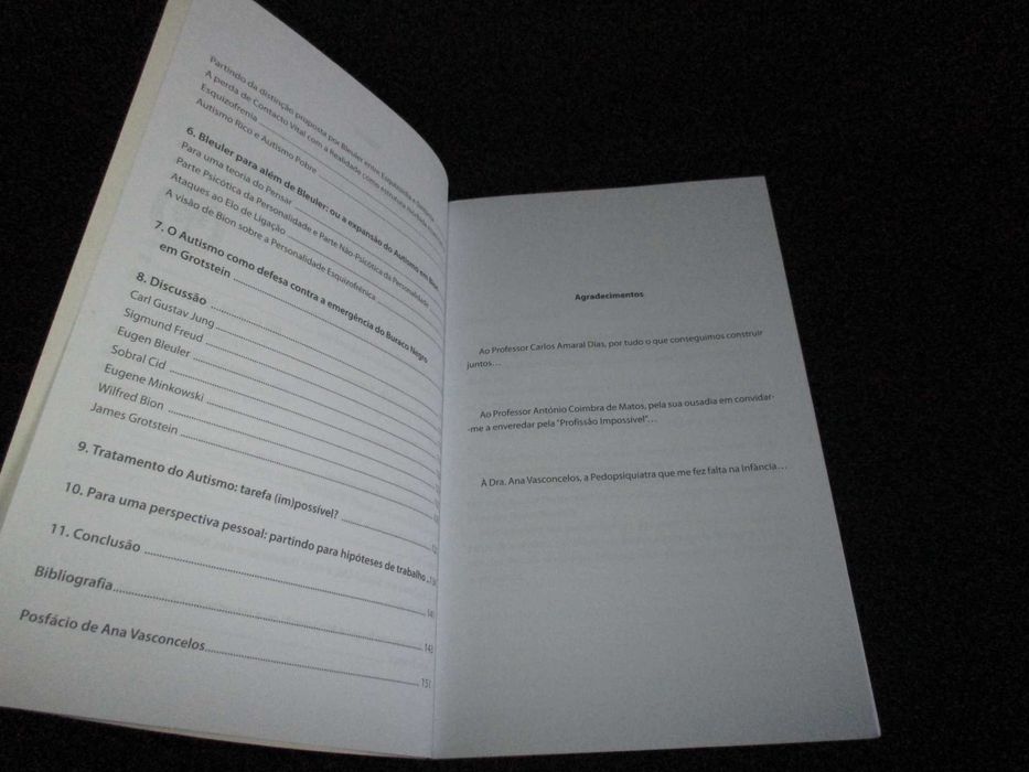 Livro Autismo de Bleuler Filipe Arantes-Gonçalves Autografado
