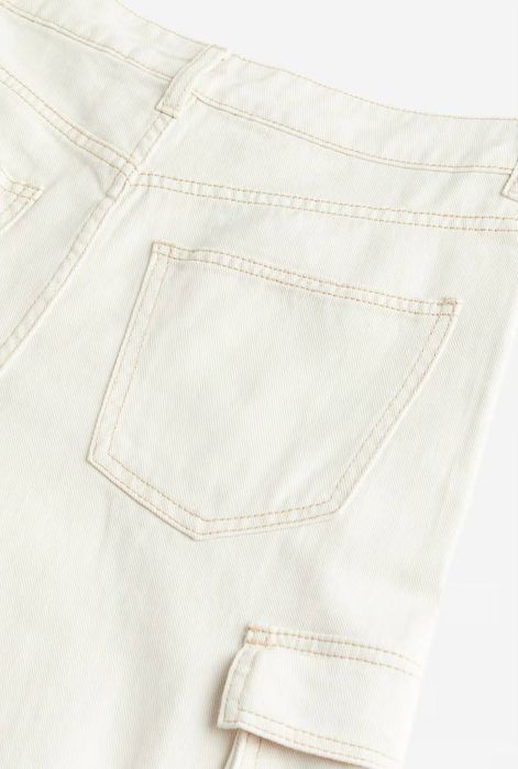 Новые светло кремовые брюки H&М р. 36/S