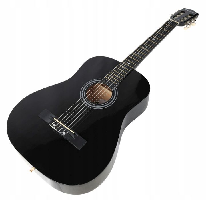 Gitara klasyczna nowa promocja 4/4 zestaw kompletny prezent