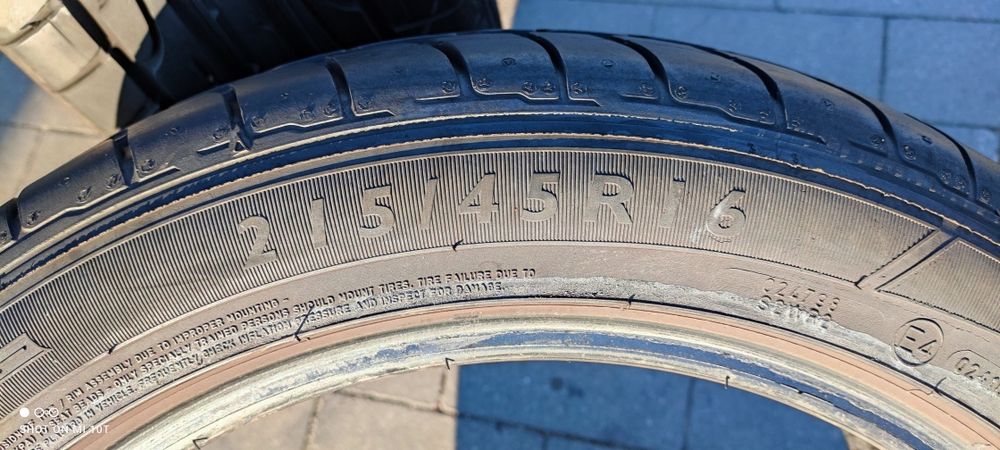 215/45R16 Dunlop SP Sport MAXX